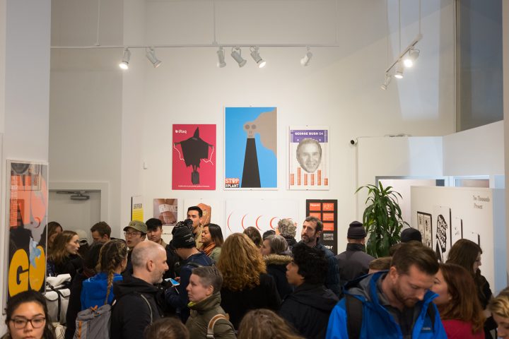 The Design of Dissent, gallery opening at Non-Breaking Space