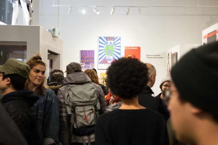 The Design of Dissent, gallery opening at Non-Breaking Space