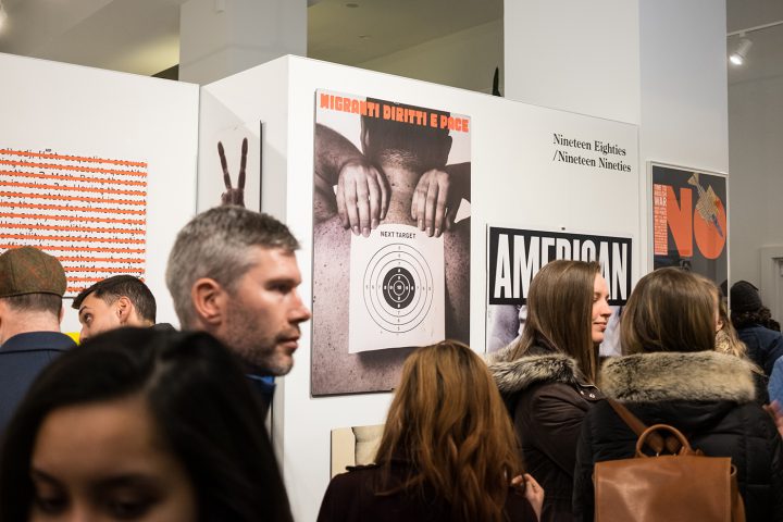 The Design of Dissent, gallery opening at Non-Breaking Space